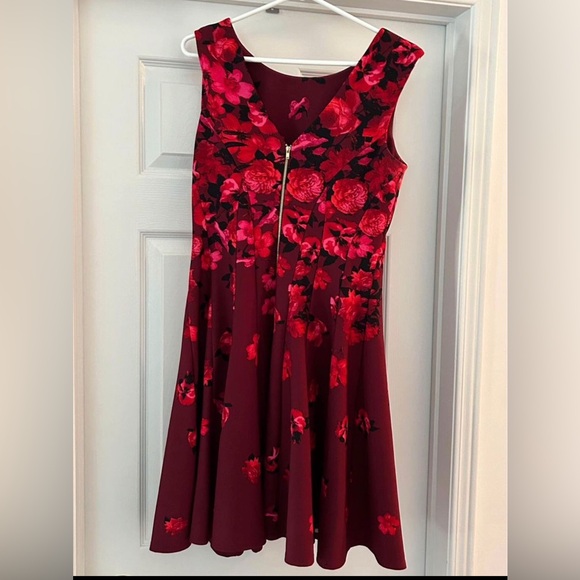 Laura red dress sz 10 - Picture 2 of 2